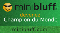 Bryan joue au Minibluff